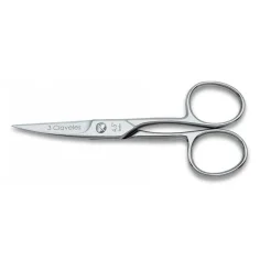Tijera curva de 4,5" para uñas 3 Claveles 02017