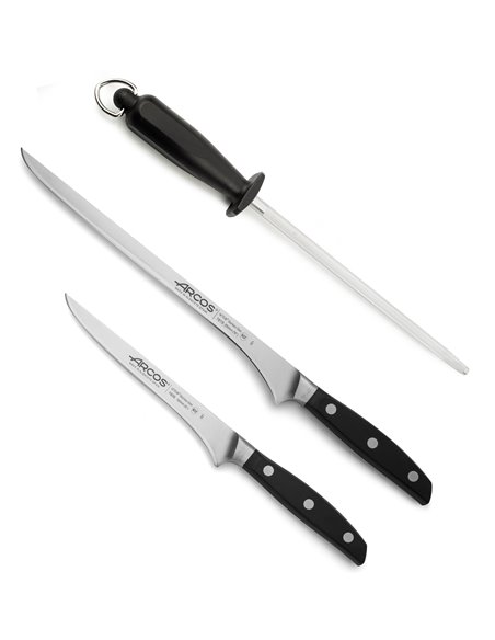 Juego para Corte de Jamon 3 piezas + Pinza de regalo