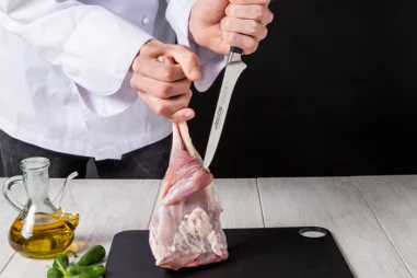 Juego para Corte de Jamon 3 piezas + Pinza de regalo
