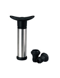 Bomba Manual de Vacío con 2 Tapones para Vino