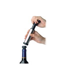 Bomba Manual de Vacío con 2 Tapones para Vino 2