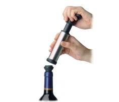Bomba Manual de Vacío con 2 Tapones para Vino 2