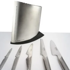 Taco inox. con 5 Cuchillos GLOBAL GKB-51/ST