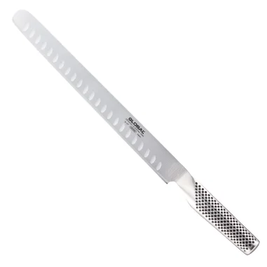 Global G-87 – Cuchillo jamonero/salmonero alveolado de 27 cm