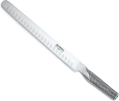 Global G-87 – Cuchillo jamonero/salmonero alveolado de 27 cm