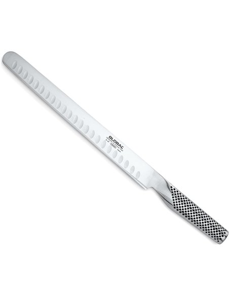 Global G-87 – Cuchillo jamonero/salmonero alveolado de 27 cm