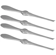 Set de 4 tenedores de marisco 18 cm Inoxibar