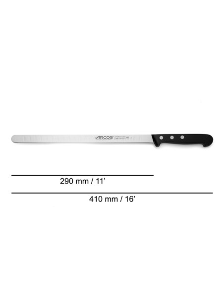 Cuchillo Salmón Arcos Universal 29 cm – Hoja Flexible Alveolada NITRUM®