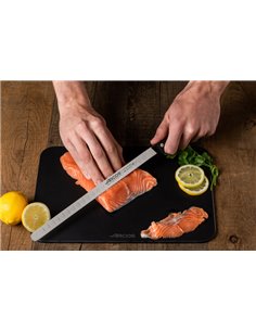 Cuchillo Salmón Arcos Universal 29 cm – Hoja Flexible Alveolada NITRUM® 2