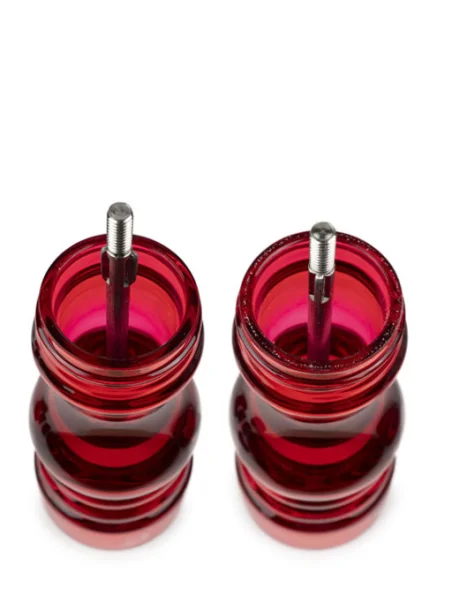 Molinillo de sal y pimienta Peugeot Podium dúo acrílico rojo 18 cm