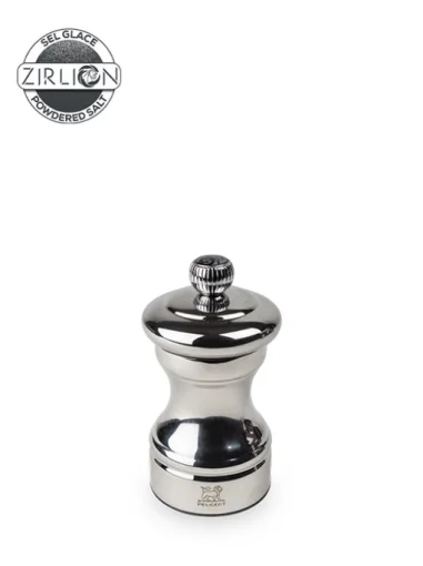 Molinillo de sal Peugeot Bistro Chef Shiny 10 cm – Mecanismo Zirlion