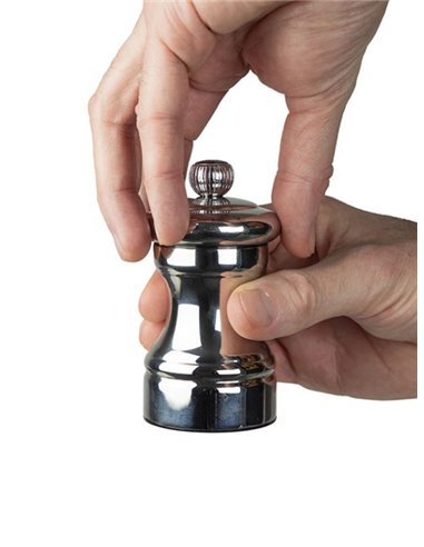 Molinillo de sal Peugeot Bistro Chef Shiny 10 cm – Mecanismo Zirlion