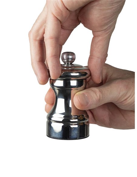 Molinillo de sal Peugeot Bistro Chef Shiny 10 cm – Mecanismo Zirlion