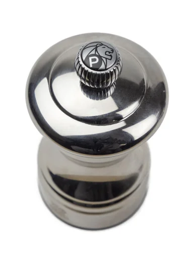 Molinillo de pimienta Peugeot Bistro Chef Shiny 10 cm – Acero inoxidable