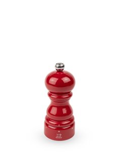 Molinillo de pimienta manual Peugeot u’Select 12 cm en madera lacada, rojo pasión