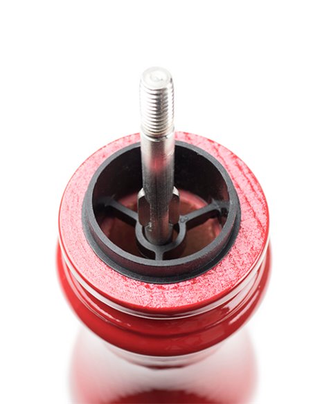 Molinillo de pimienta manual Peugeot u’Select en madera lacada, rojo pasión