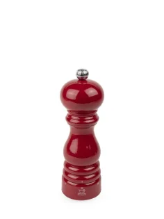 Molinillo de pimienta manual Peugeot u’Select 12 cm en madera lacada, rojo pasión 2