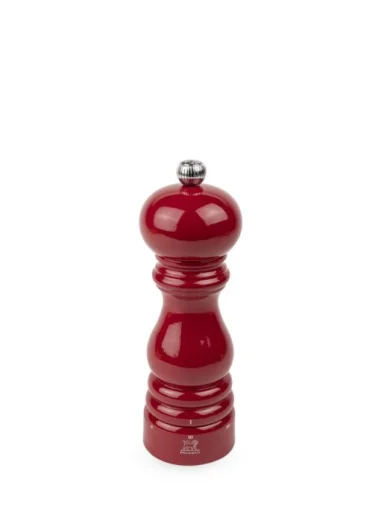 Molinillo de pimienta manual Peugeot u’Select 18 cm en madera lacada, rojo pasión