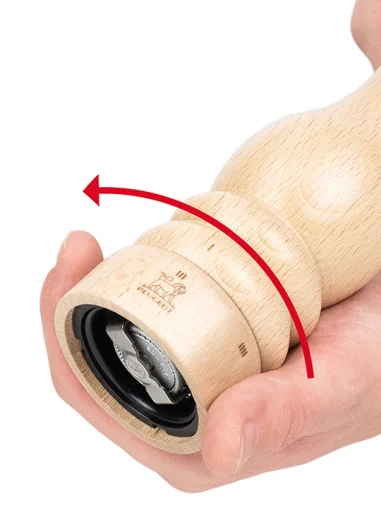 Molinillo de pimienta manual Peugeot u’Select en madera natural