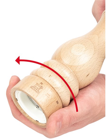 Molinillo de sal manual Peugeot u’Select en madera natural