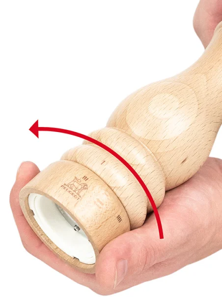 Molinillo de sal manual Peugeot u’Select en madera natural