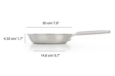 Sartén de Acero Inoxidable Arcos Serie Samoa Inox 20 cm 2