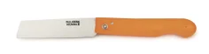 Navaja Pallares Solsona Mallorquina Punta Cortada Acero Inoxidable mango naranja