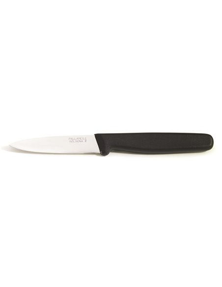 Cuchillo patatero 8 cm Pallares Solsona Mango inyectado negro