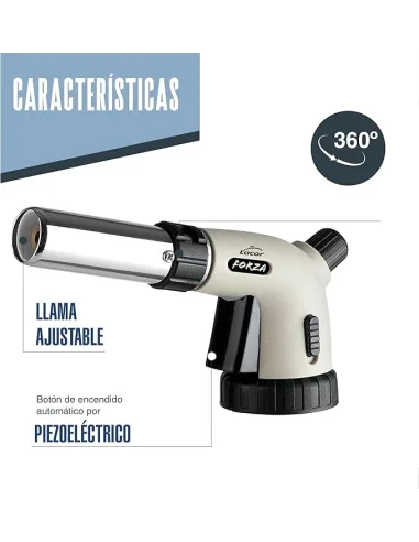 CABEZAL SOPLETE GAS FORZA