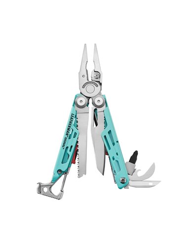 Leatherman SIGNAL, Aguamarina/Plata