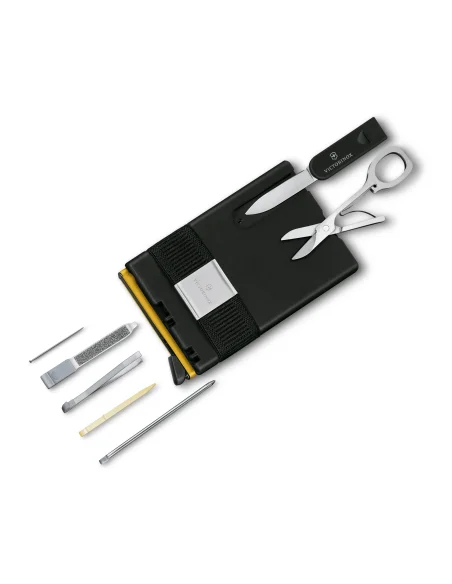 Victorinox Tarjetero Inteligente Oro (0.7250.38) – Smart Card Wallet 10 Funciones