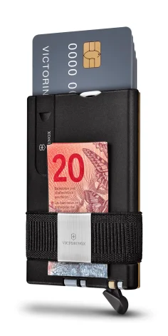 Victorinox Tarjetero Inteligente Oro (0.7250.38) – Smart Card Wallet 10 Funciones 2