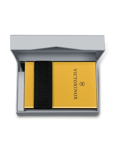 Victorinox Tarjetero Inteligente Oro (0.7250.38) – Smart Card Wallet 10 Funciones