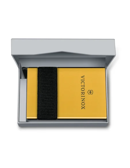 Victorinox Tarjetero Inteligente Oro (0.7250.38) – Smart Card Wallet 10 Funciones