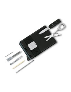 Victorinox Tarjetero Inteligente Gris (0.7250.36) – Smart Card Wallet 10 Funciones