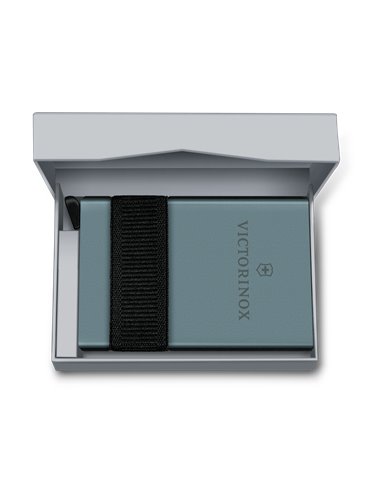 Victorinox Tarjetero Inteligente Gris (0.7250.36) – Smart Card Wallet 10 Funciones