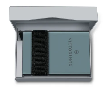 Victorinox Tarjetero Inteligente Gris (0.7250.36) – Smart Card Wallet 10 Funciones