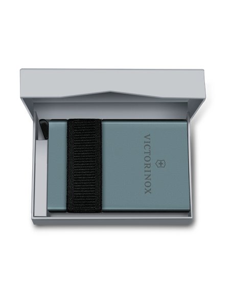 Victorinox Tarjetero Inteligente Gris (0.7250.36) – Smart Card Wallet 10 Funciones
