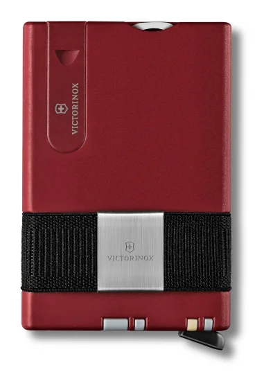 Victorinox Tarjetero Inteligente Rojo (0.7250.13) – Smart Card Wallet 10 Funciones