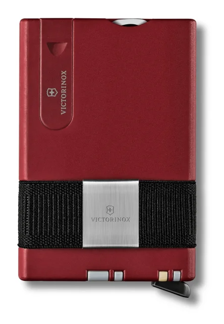 Victorinox Tarjetero Inteligente Rojo (0.7250.13) – Smart Card Wallet 10 Funciones