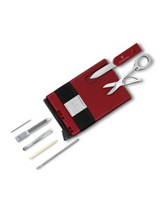 Victorinox Tarjetero Inteligente Rojo (0.7250.13) – Smart Card Wallet 10 Funciones