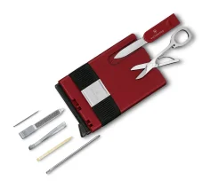 Victorinox Tarjetero Inteligente Rojo (0.7250.13) – Smart Card Wallet 10 Funciones