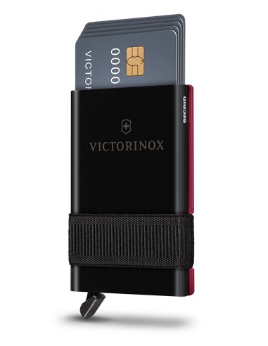 Victorinox Tarjetero Inteligente Rojo (0.7250.13) – Smart Card Wallet 10 Funciones