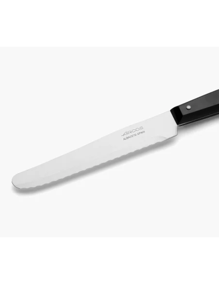 Cuchillo de Mesa Negro Nylon 115 mm Arcos – Serie Piano Classic