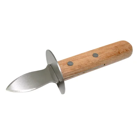 Cuchillo para ostras con base de madera antideslizante Nerthus