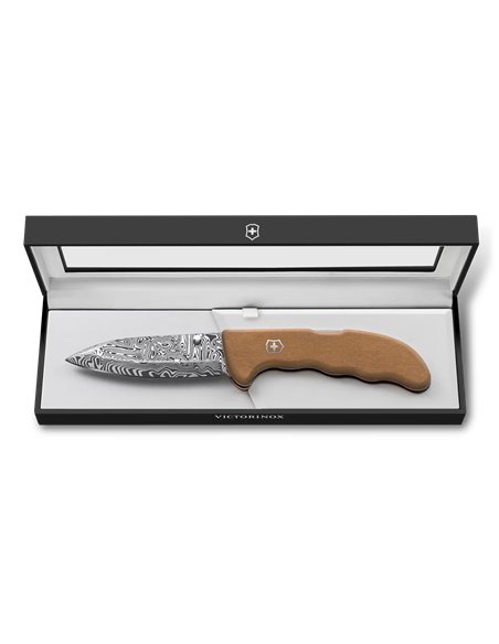 Victorinox Evoke Wood Damast – Edición Limitada 2026 (Color Café)