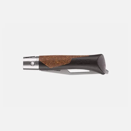 Opinel néo7 Alpine marrón oscuro cerrado, mango de polipropileno y corcho 