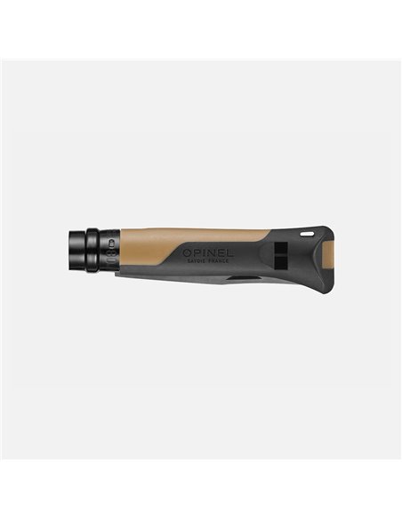 Navaja Opinel 08 Horizon Mostaza Negra Cerrada