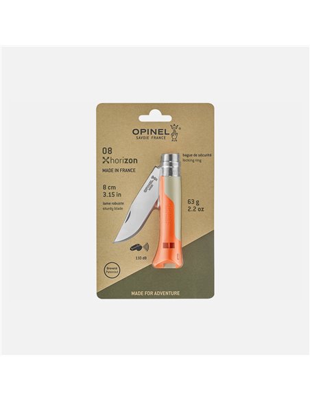 Navaja Opinel 08 Horizon Naranja Blister