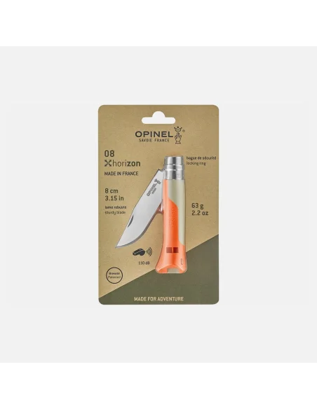 Navaja Opinel 08 Horizon Naranja Blister